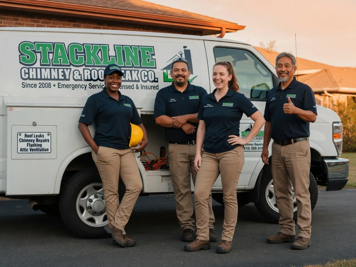 Chimney flashing repair company in Siloam, NC
